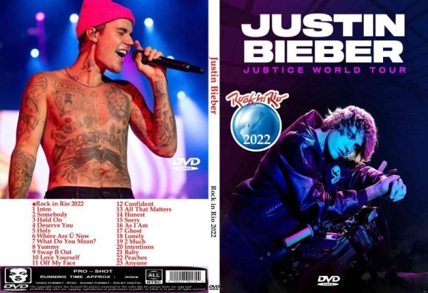 画像1: ジャスティン・ビーバーRio 2022 Justin Bieber DVD (1)