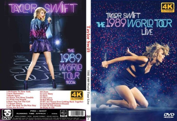 画像1: 2 テイラースウィフト The 1989 World Tour Taylor Swift DVD (1)