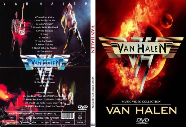 画像1: ヴァン・ヘイレン 高画質プロモ集 VAN HALEN DVD (1)