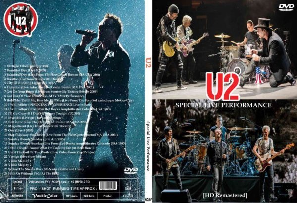 画像1: U2 パフォーマンス[HD Remastered] DVD (1)