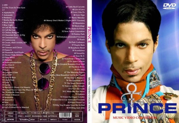 画像1: プリンス 2枚DL 80曲プロモ集 Prince DVD (1)
