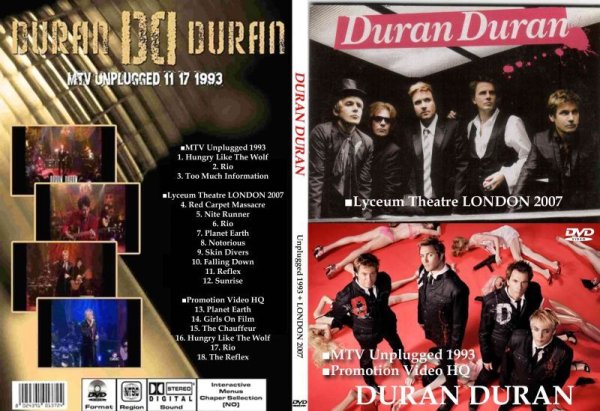 画像1: デュラン・デュラン 1993アンプラグド+2007ロンドン+プロモ Duran Duran DVD (1)
