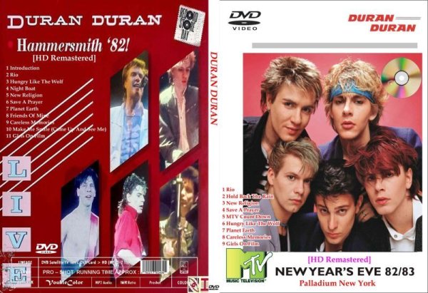 画像1: デュラン・デュラン HDリマスター1982 ロンドン+ニューヨーク Duran Duran DVD (1)