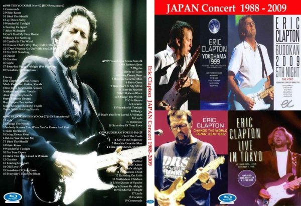 画像1: ブルーレイ エリック・クラプトン ジャパンライブ 1988-2009 Eric Clapton (1)
