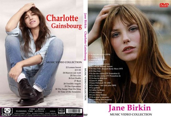 画像1: ジェーン・バーキン Jane Birkin +シャルロット・ゲンズブール Charlotte Gainsbourg DVD (1)