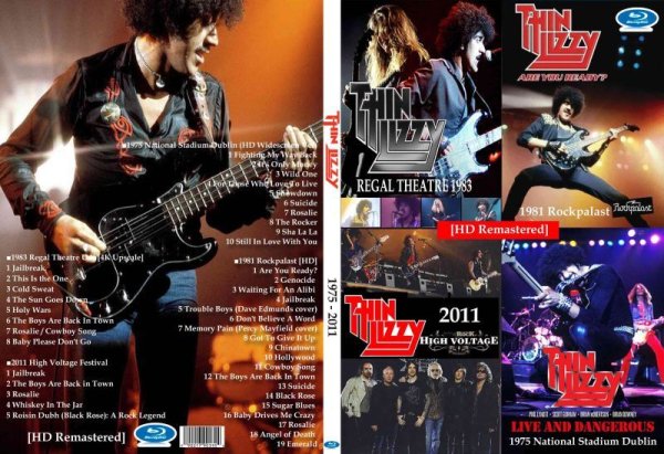 画像1: ブルーレイ シン・リジィ HDリマスターライブ集 THIN LIZZY Blu-ray (1)