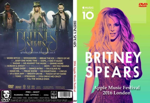 画像1: ブリトニー・スピアーズ 2016 Apple Music Festival Britney Spears DVD (1)