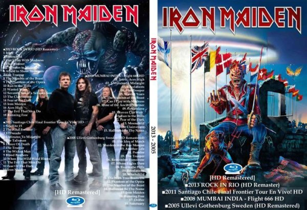 画像1: ブルーレイ Iron Maiden 2013-2005 ライブ集 アイアンメイデン Blu-ray (1)