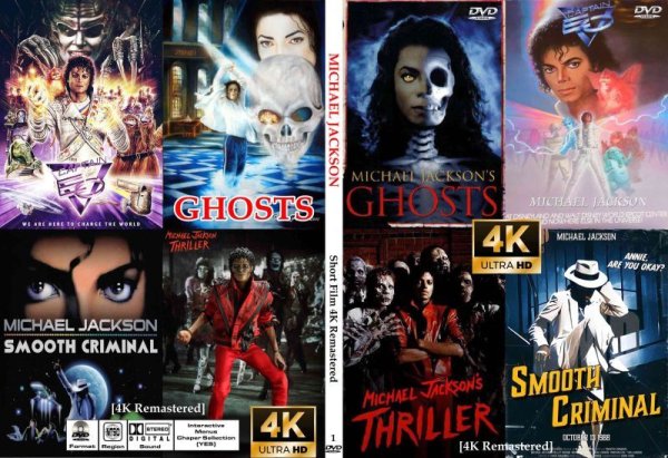 画像1: 1 Michael Jackson 超高画質ゴースト キャプテンEO スリラーマイケル・ジャクソン DVD (1)