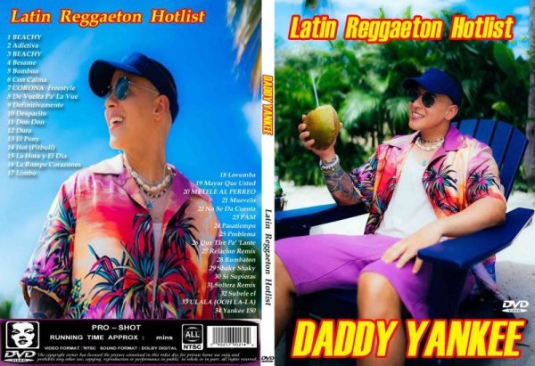 画像1: ダディー・ヤンキー2023 Latin Reggaeton Hotlist Daddy Yankee DVD (1)