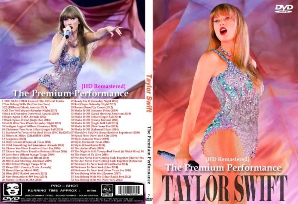 画像1: 7 テイラースウィフト 超高画パフォーマンス Taylor Swift DVD (1)