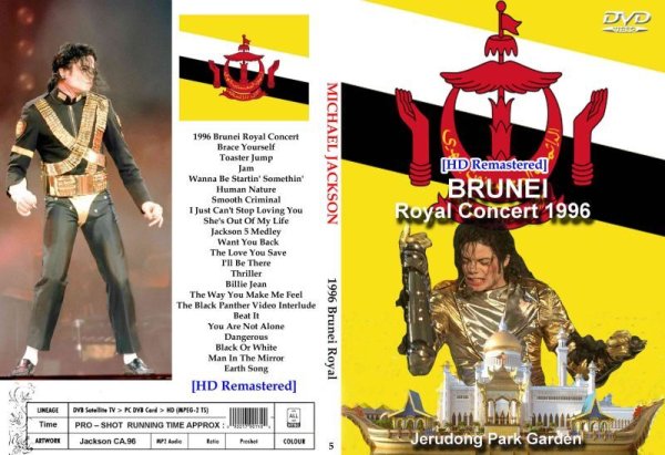 画像1: 5 マイケルジャクソン 1996ブルネイHDリマスターMichael Jackson DVD (1)