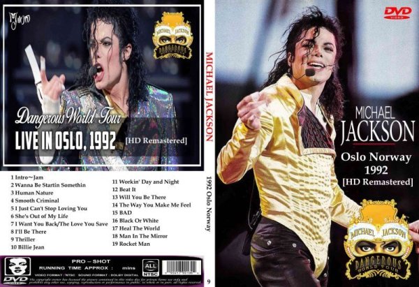 画像1: 9 マイケルジャクソン 92ノルウェーHDリマスターMICHAEL JACKSON DVD (1)