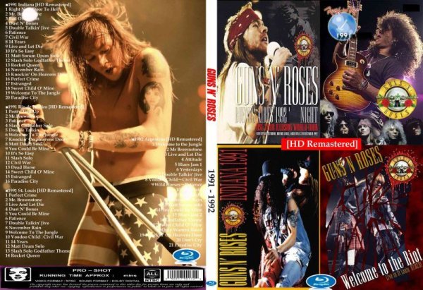画像1: ブルーレイ Guns N'Roses 1991-1992 HDリマスターBlu-ray (1)