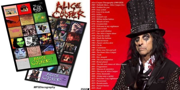 画像1: DVA5■アリス・クーパー2023 全アルバム Alice Cooper Discography MP3 DVD (1)