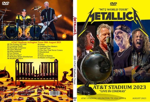 画像1: 80 メタリカ 2023 Texas Metallica DVD (1)