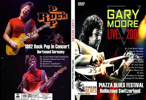 画像1: ゲイリー・ムーア 2001スイス1982年ドイツ Gary Moore DVD (1)