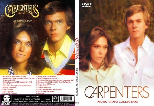 画像1: 1 カーペンターズ 全高画質プロモ集 Carpenters DVD. (1)