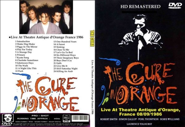 画像1: キュアーFrance 1986 超高画質リマスターワイド The CURE DVD (1)