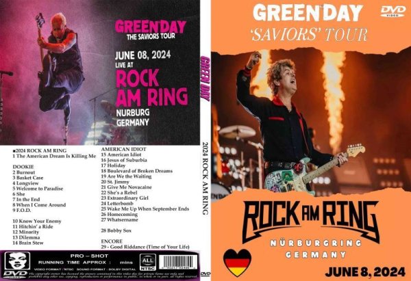 画像1: グリーン・デイ 2024 ROCK AM RING Green Day DVD (1)