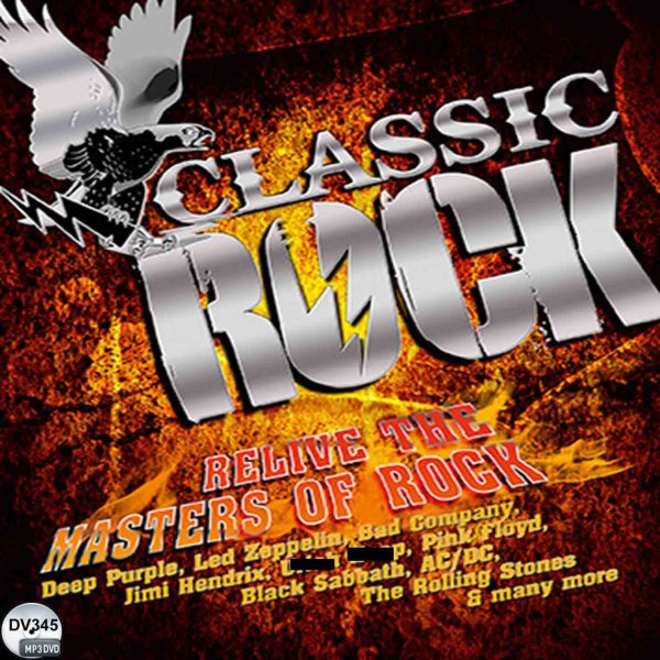 画像1: DV345■ClassicRock 300曲 Rolling Stones Eagles Aerosmith MP3DVD (1)