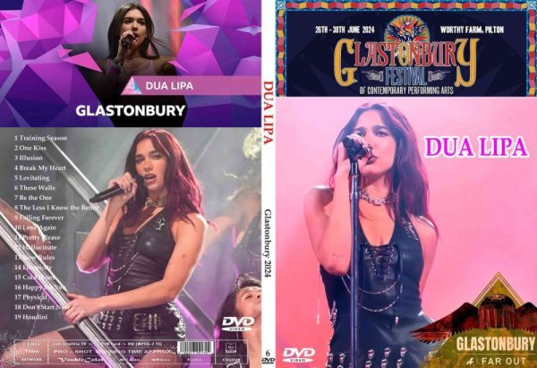 画像1: 6 デュア・リパ 2024 Glastonbury Dua Lipa DVD (1)