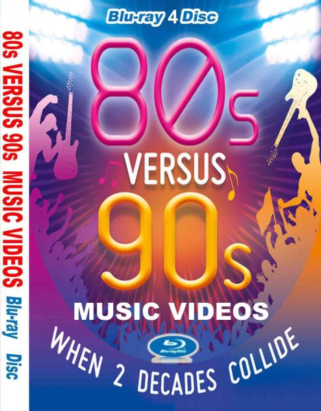 画像1: ブルーレイ４枚80〜90年代 洋楽PV集Madonna Bon Jovi Michael Jackson Britney Spears Guns N' Roses (1)