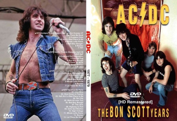 画像1: AC/DC DLボン・スコット4本 1977-1979 リマスターACDC DVD (1)