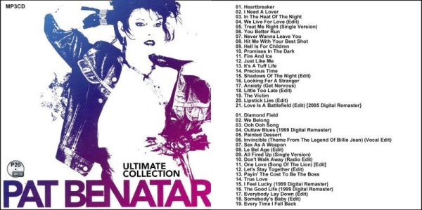 画像1: P20■パット・ベネターPat Benatar Ultimate Collection MP3CD (1)