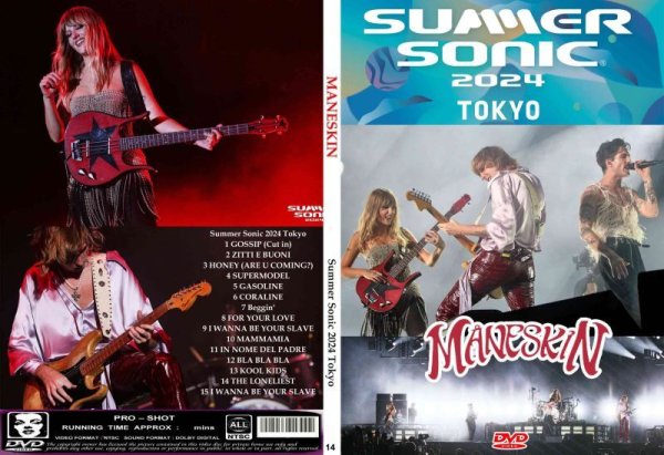 画像1: 14 マネスキン2024東京サマソニ プロショットManeskin DVD (1)