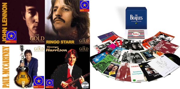 画像1: DVB7■The Beatles The Singles Collection＋Paul McCartney John Lennon George Ringo The Gold Collection MP3DVD (1)