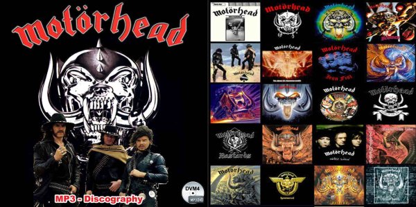 画像1: DVM4■モーターヘッド 全アルバム モンスターアイテム Motorhead MP3DVD (1)