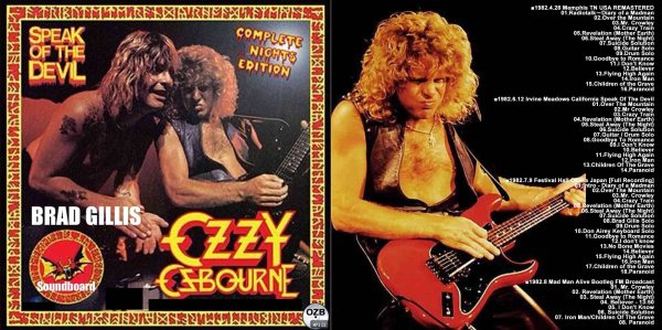 画像1: OZB■Brad Gillis ブラッド・ギルス Ozzy Osbourne オジーオズボーン MP3CD (1)