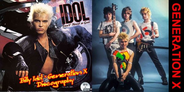 画像1: B15■Generation X ビリー・アイドル2022全オリジナルアルバム Billy Idol MP3CD (1)