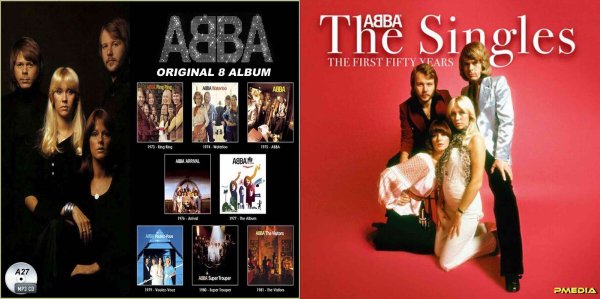 画像1: A27■ABBA 2024全オリジナルアルバム+究極ベスト+シングルズ MP3CD (1)