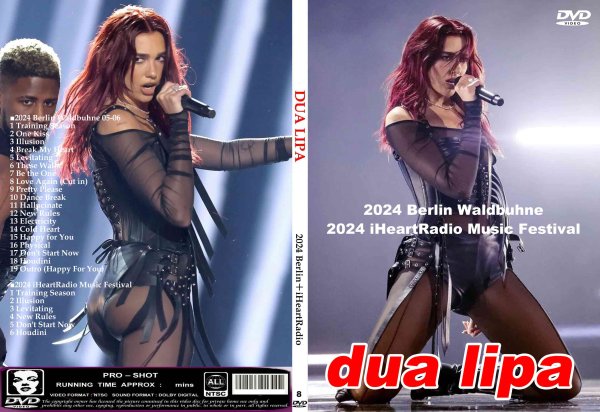 画像1: 8 デュア・リパ 2024ベルリン＋iHeartRadio Dua Lipa DVD (1)