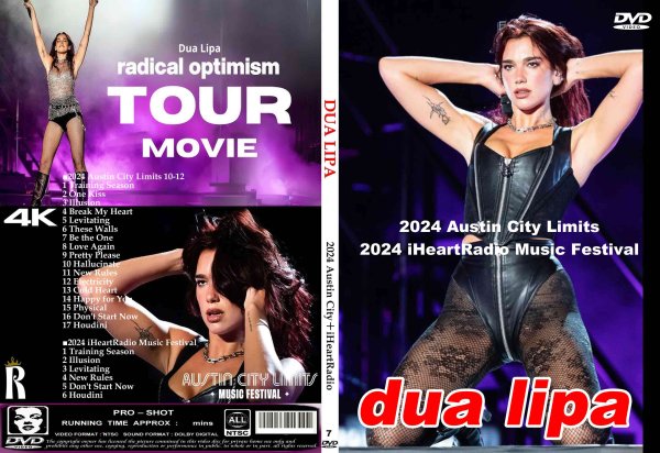 画像1: 7 デュア・リパ 2024Austin City＋iHeartRadio Dua Lipa DVD (1)