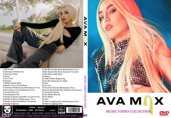 画像1: エイバ・マックス 2024 32曲プロモ Ava Max DVD (1)