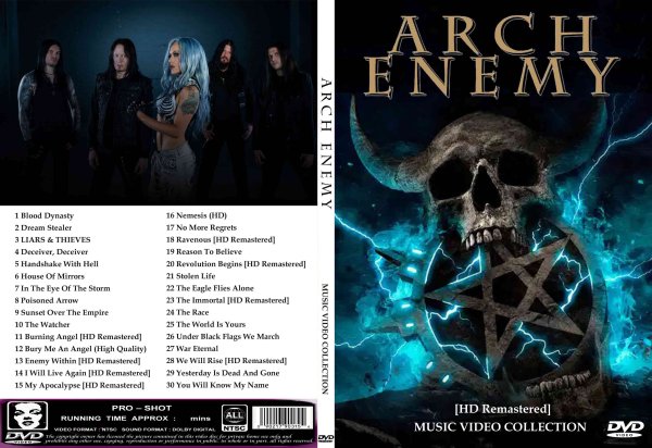 画像1: アーチ・エネミー2024 HDリマスタープロモ集 Arch Enemy DVD (1)