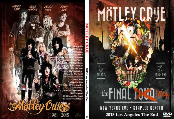 画像1: 23 モトリークルー2015大晦日ロサンゼルス Motley Crue DVD (1)