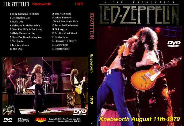 画像1: 7 レッド・ツェッペリン 1979 Knebworth Led Zeppelin DVD (1)