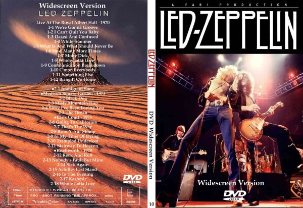 画像1: 10 レッド・ツェッペリンDLワイドスクリーン Led Zeppelin DVD (1)