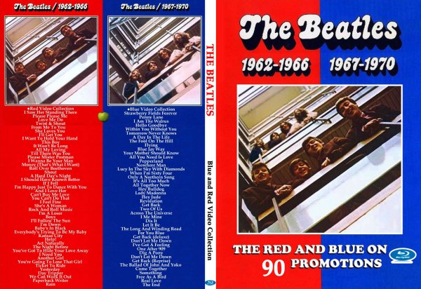 画像1: ブルーレイ ビートルズ90曲 Blue and Red THE BEATLES John PAUL McCARTNEY Blu-ray (1)