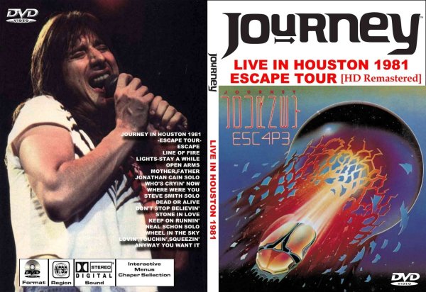 画像1: ジャーニーHDリマスターHOUSTON 1981 JOURNEY DVD  (1)