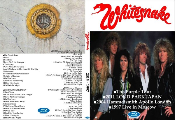 画像1: ブルーレイ Whitesnake 2015-1997 ライブ集 ホワイトスネイク Blu-ray (1)