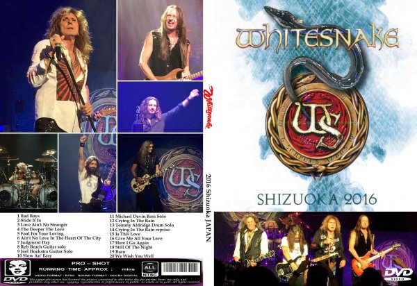 画像1: ホワイトスネイク 静岡 2016 Whitesnake DVD (1)