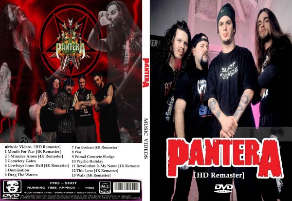 画像1: パンテラ HDリマスター高画質プロモ Pantera DVD (1)