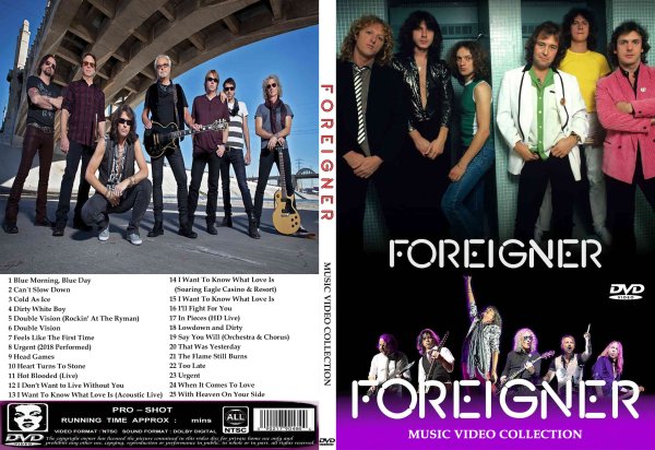 画像1: フォリナー全高画質プロモ集 Foreigner DVD (1)