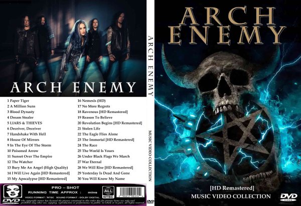 画像1: アーチ・エネミー2025 HDリマスタープロモ集 Arch Enemy DVD (1)