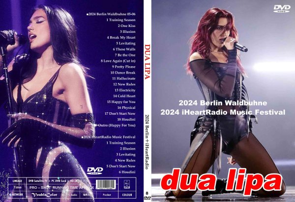 画像1: 8 デュア・リパ 2024ベルリン＋iHeartRadio Dua Lipa DVD (1)
